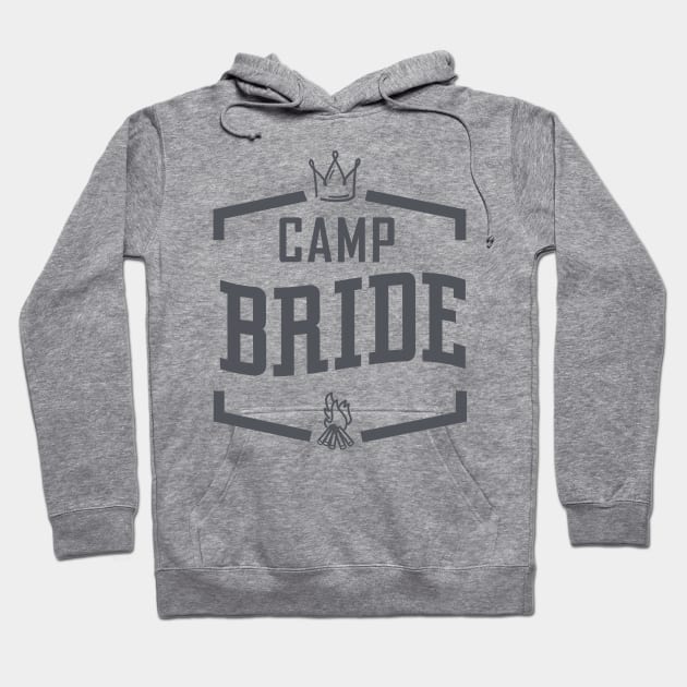 Camp Bachelorette - camping bridal party Hoodie by OutfittersAve